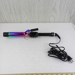 Tru beauty Iridescent Curling Iron with Black Handle1 1/4 barrel